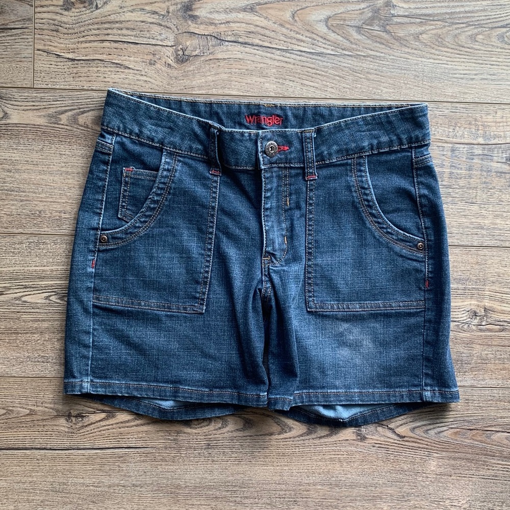 Wrangler Hemmed Denim Jean Shorts Size 10